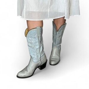 Women's Pale Blue Durango Cowgirl Boots
